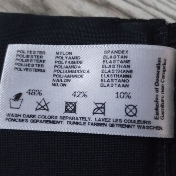 Glamorise Lace Comfort Wonderwire Underwire Bra In Black Women's Size 40DD 9855 - Picture 6 of 6